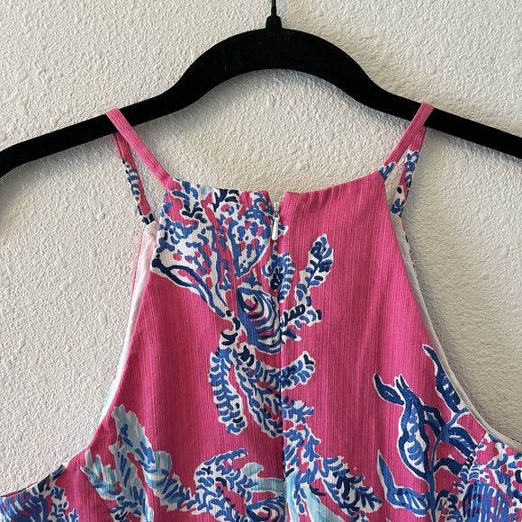 Lilly Pulitzer Women's Top 6 Annabelle Top Capri Pink Samba Sleeveless Preppy - Picture 8 of 15